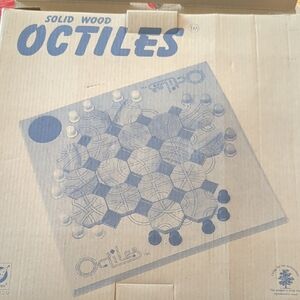 Solid Wood Octiles Board Game